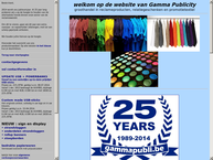 Site de Gamma Publicity BVBA