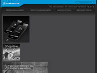Site de Sennheiser Belux