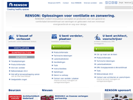 Site de Renson Ventilation - Sun Protection - Façade