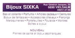 Bijoux Sixka