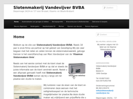 Site de Slotenmaker Vandevijver bvba