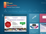 Site de Athénée Royal René Magritte, Secrétariat