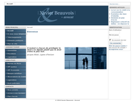 Site de Xavier Beauvois, Avocat