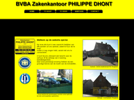 Site de Dhont Philippe Zakenkantoor bvba