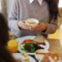 Lunch or brunch with friends around our communal table
