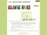Site de Pizzeria La Vecchia Napoli
