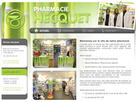 Site de Pharmacie Hecquet-Blondiaux S.p.r.l.