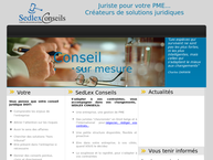 Site de Sedlex Conseils Sprl