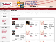 Site de Metropolis Music Publishers Bvba