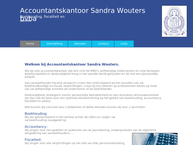 Site de Accountantskantoor Sandra Wouters Bvba