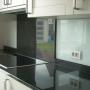 Gelakt glas keuken