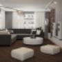 3D artist impression woonkamer