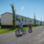 fietsen voor jong en oud 
camping gelegen bij kust fiets route