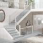 PORTAS trede op trede systeem in decor eiken grijs-wit