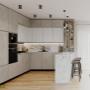 PORTAS Keuken model Nova beton steengrijs met elmo white