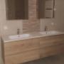 Mpakataris meuble lavabo double