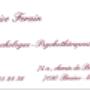 Psychologue Ferain Françoise