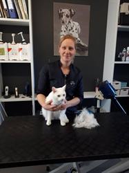 Trimsalon en dierenverzorgster Ilse Segers