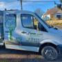 camionnette de la société de parcs et jardins bernard larue