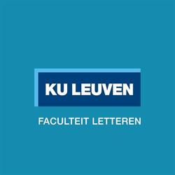 Faculteit Letteren - KU Leuven