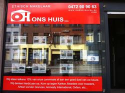 Ethisch vastgoedmakelaar Ons Huis bvba