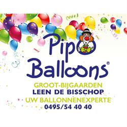 Pipo Balloons enkel op afspraak !