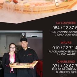 sushi house la louvière