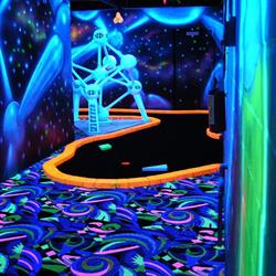 Goolfy and Laser Game Mons