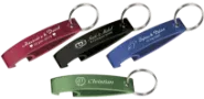 Porte clef décapsuleur aluminium personnalisé mariage