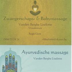 Ayurvedische massage/zwangerschaps- en babymassage