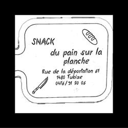 Snack du pain sur la planche