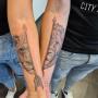 tatouage lion/lionne pour un couple