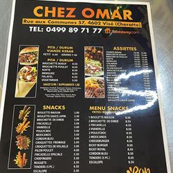 CHEZ OMAR pita snack de cheratte hauteur
