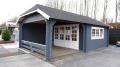 Tuinhuis-Blokhut-Wolfskap w4x3+3 410 x 615 x 325 (h)