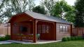 Tuinhuis-Blokhut-Wolfskap W4x4+3 715 x 410 x 325 (h) cm