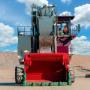 ESCO® face shovel front and backboard with Nemisys® tooth system