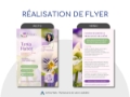 Création de flyer. Soins énergétiques pour coach à Uccle