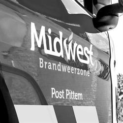 Brandweerzone Midwest - Post Pittem