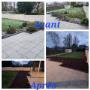 Mise à nu du parterre, pose d'écorces décoratives