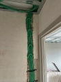 Elektriciteitswerken in renovatieproject
