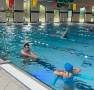 zwemlessen in actie