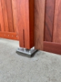 Houten poort Padouk 3