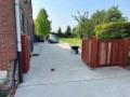 Houten poort Padouk 5