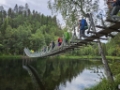 avontuurlijke wandeling in finland