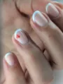 French met een rood hartje