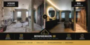 Badkamerrenovatie voor en na BOWWERKEN