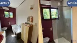 Douche Embourg avant apres